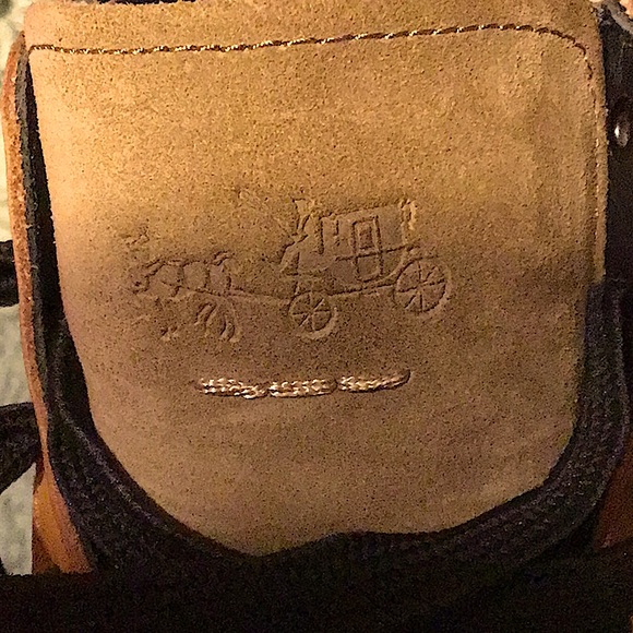 COACH Suede High Top Sneakers size 8-D only worn twice. In 9.9 condition. - Picture 12 of 12